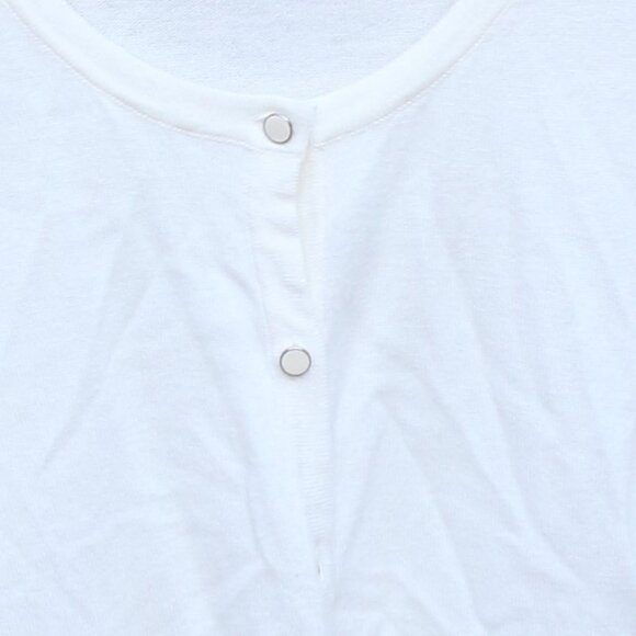 7th Avenue NY&Co White Cardigan Sweater XL - Picture 2 of 2